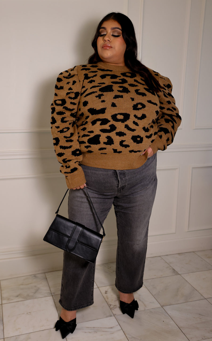 Cheetah Print Sweater