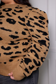 Cheetah Print Sweater