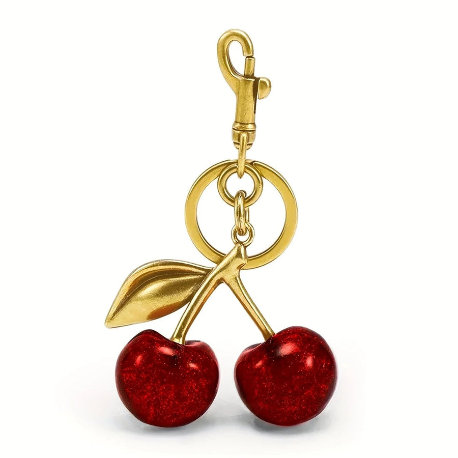 Cherry Charm Keychain