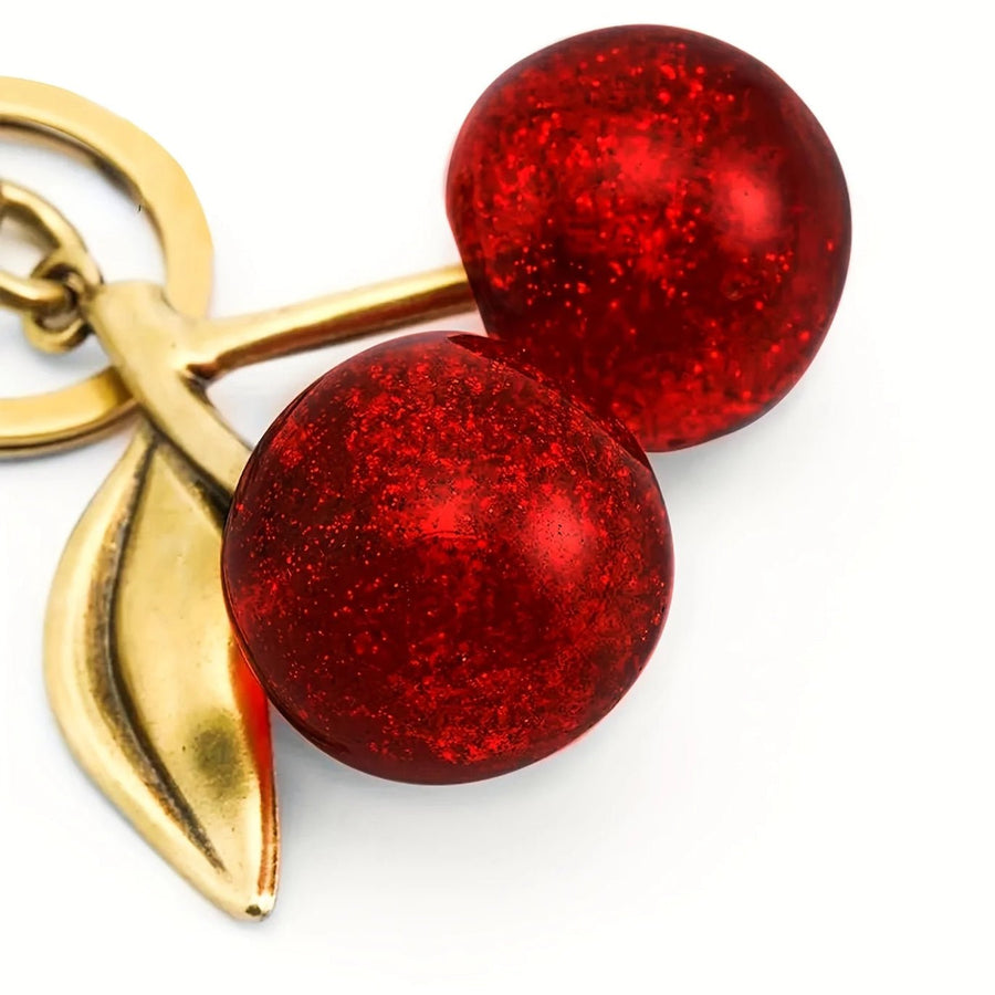Cherry Charm Keychain