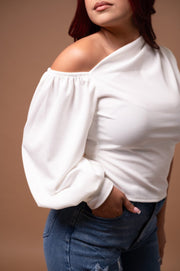 One Shoulder Sleeve Top
