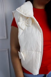 Bow Puffer Vest