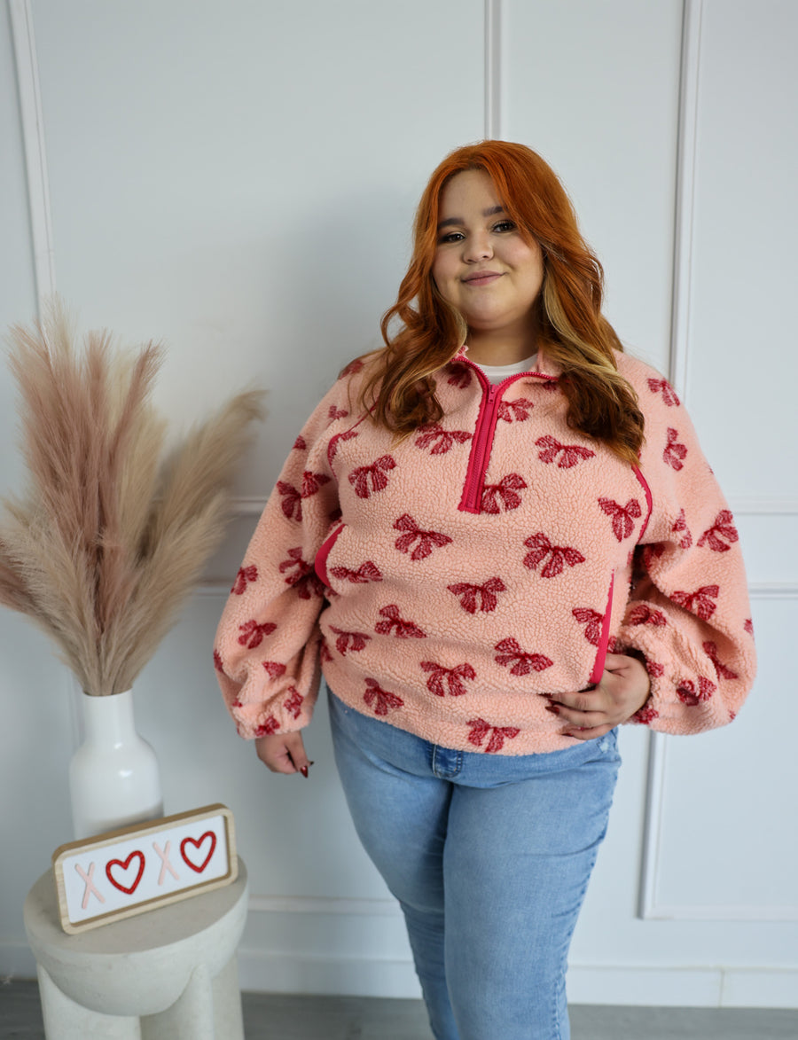 Bow Print Sweater