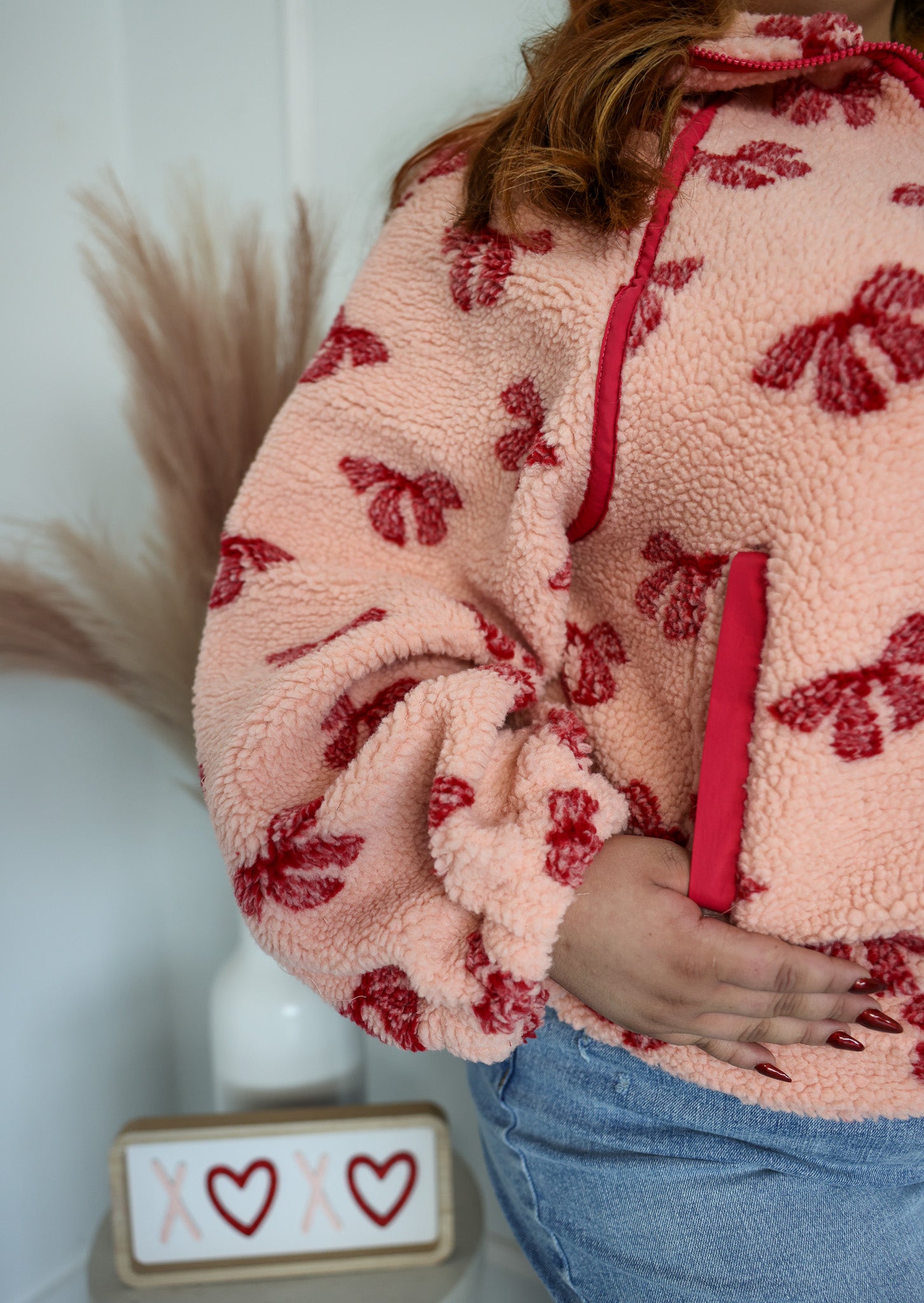 Bow Print Sweater