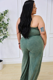 Sage Strapless Jumpsuit