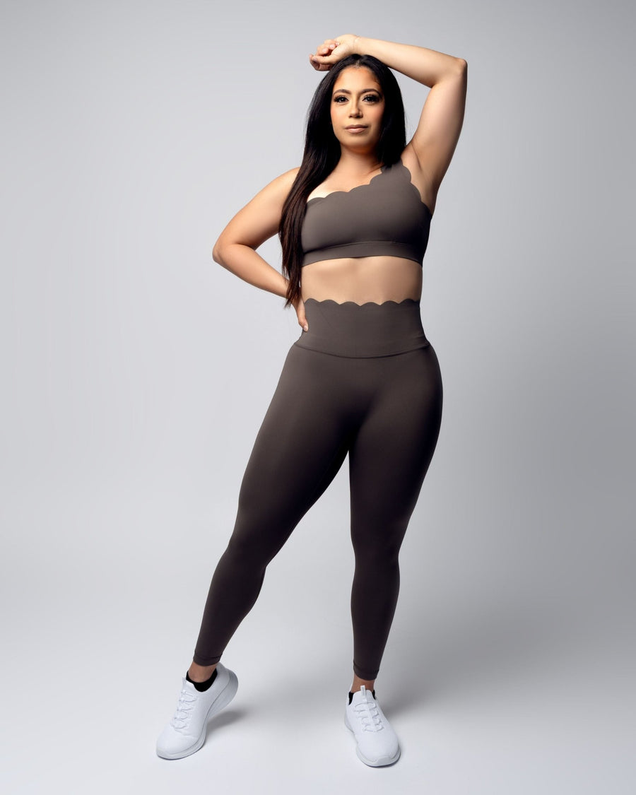 Scallop Sports Bra & Legging Set